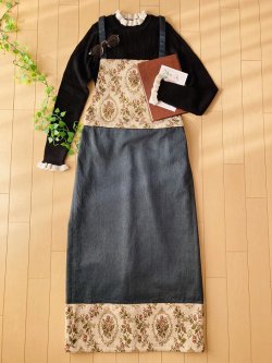 画像5: ゴブランの誘惑サロペスカート