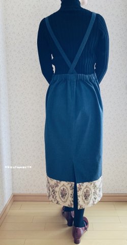 画像8: ゴブランの誘惑サロペスカート