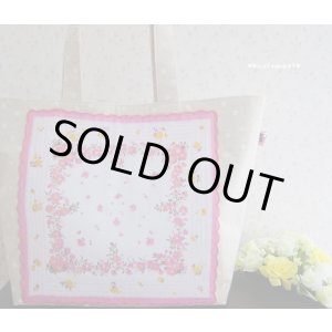 画像: 【SALE】　ビンテージリプロのハンカチバッグ（PK）