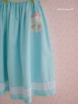 画像: 【SALE】 レトロアニマルのミントスカート
