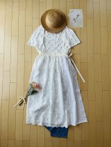 画像: まやかし刺繍のレイヤードスカート