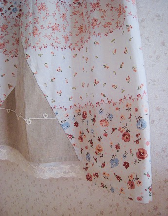 画像: 【SALE】 お花ボーダーのロングスカート