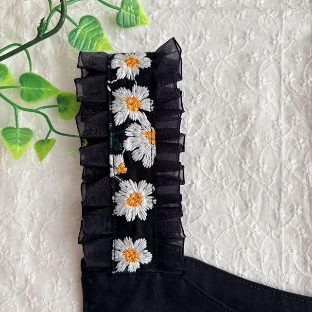 画像6: デイジーをそっと閉じこめたジャンパースカート